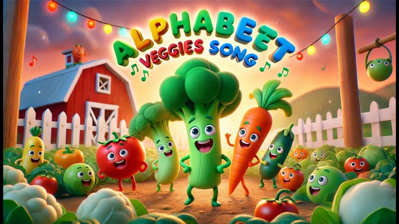 "Alphabet Veggies" | अल्फाबेट वेजिटेबल एडवेंचर | Preschool Learning | Nursery Rhymes | Amira-abcd