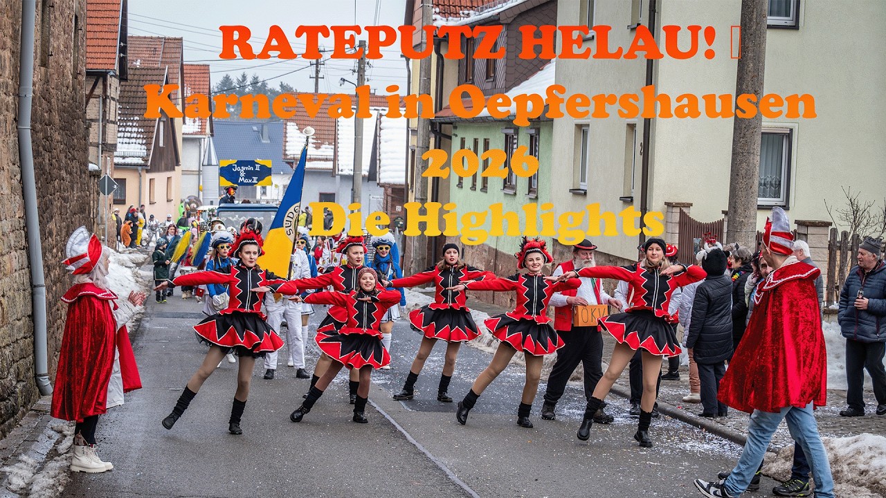 RATEPUTZ HELAU! 🎉 Karneval in Oepfershausen 2026 – Die Highlights