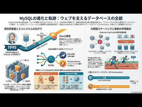 巨人の進化：MySQLがウェブスケールを制するまでの軌跡 - ナイーブのなんでも解説チャンネル