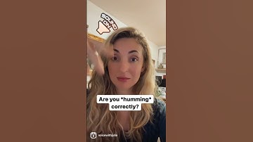 Thumbnail of Tongue position in singing and humming