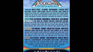 Lollapalooza July & August 2021