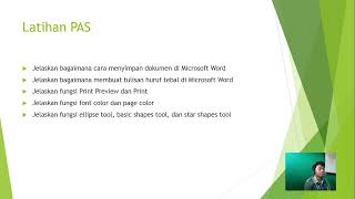 Kisi - kisi dan Latihan PAS TIK Kelas 5 screenshot 1