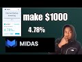 Mindas Airdrop, Make money through midas airdrop on telegram