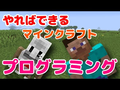 【マイクラ】できるシリーズ パソコンで楽しむ マインクラフト プログラミング入門を使って 一からプログラミング 第一章【プログラミング】