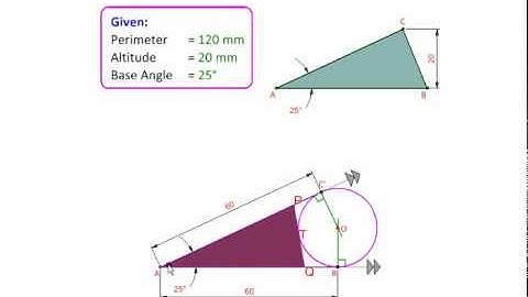 Geometry with MicroStation Triangle from Perimeter Altitude BaseAngle
