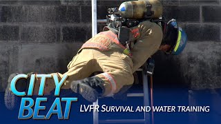 Las Vegas Fire Recruits Train For Swift Water Rescue &amp; How To Escape A Flash Over