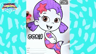 Let's Color In: OONA from Bubble Guppies - Coloring Pages