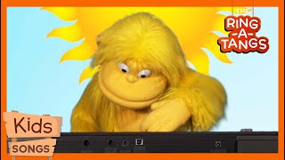 You Are My Sunshine Ring-a-Tangs Kids Puppet Show | Fun Learning Songs with Monkeys