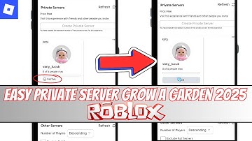 How to Fix Inactive Private Server in Grow a Gard