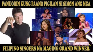 FILIPINO SINGERS na Magiging GRAND WINNER Na Sana Pero... | #filipino #agt #agt2024