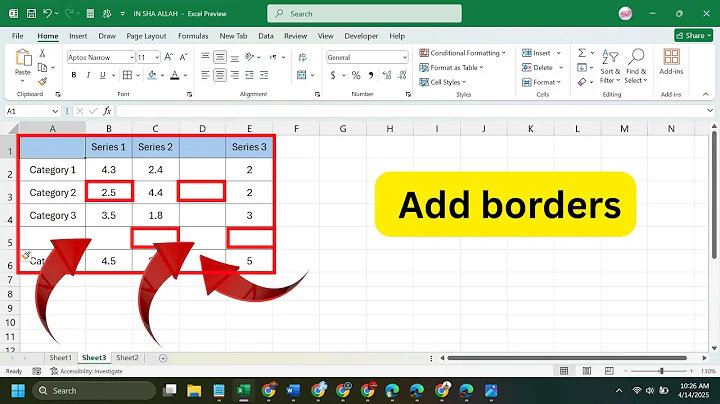 How to add borders in excel 2016 2019 2013 2010