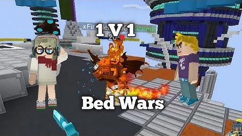 1v1 with my friend in bed wars [BlockmanGo:BlockyMods]