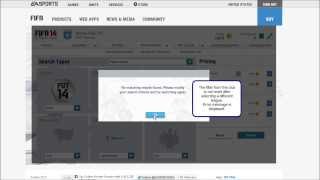 FIFA14 Ultimate Team Low Error Web app screenshot 1