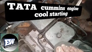 TATA Cummins engine starting after long time. by Easymo work shop 138 views 4 months ago 4 minutes, 52 seconds