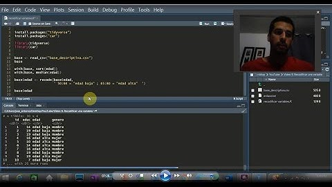Recodificar una variable en RStudio