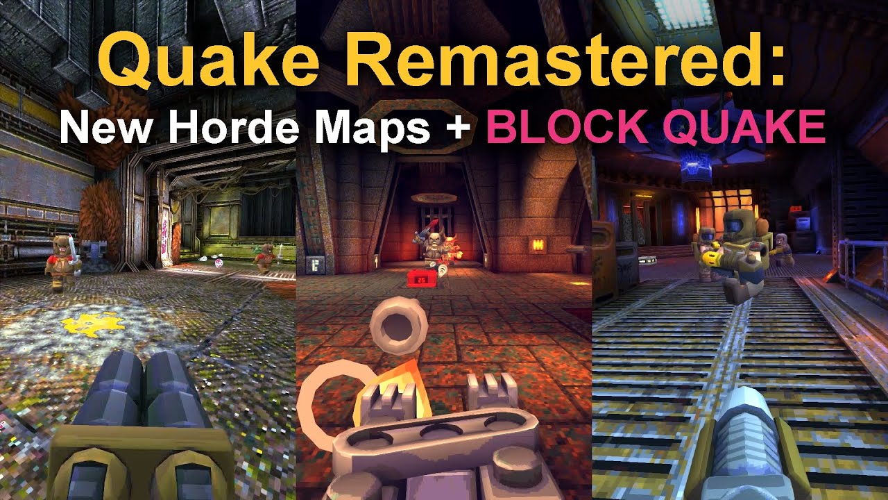 Block Quake mod turns the FPS into a LEGO game