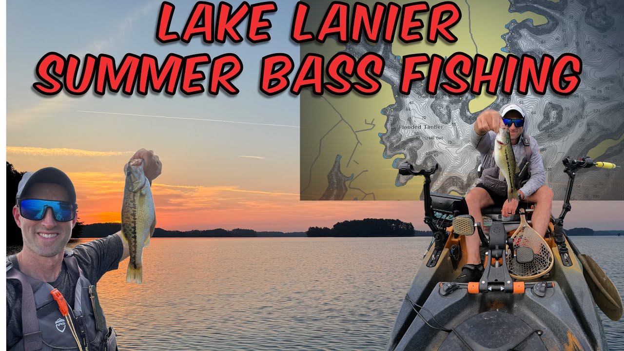 Lake Lanier Summer Bass Fishing, 2024