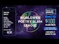 Worldwide poetry slam league qualifier 6