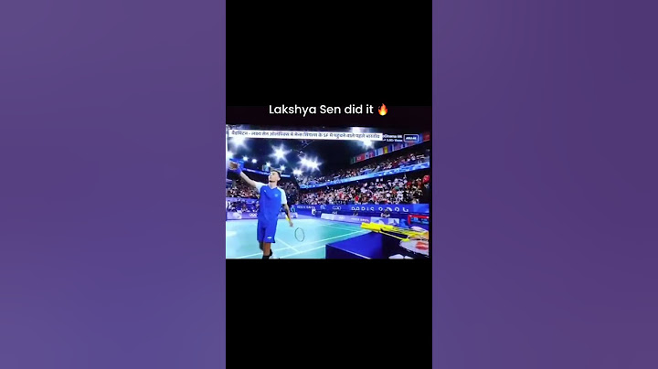 Lakshya Sen has made history