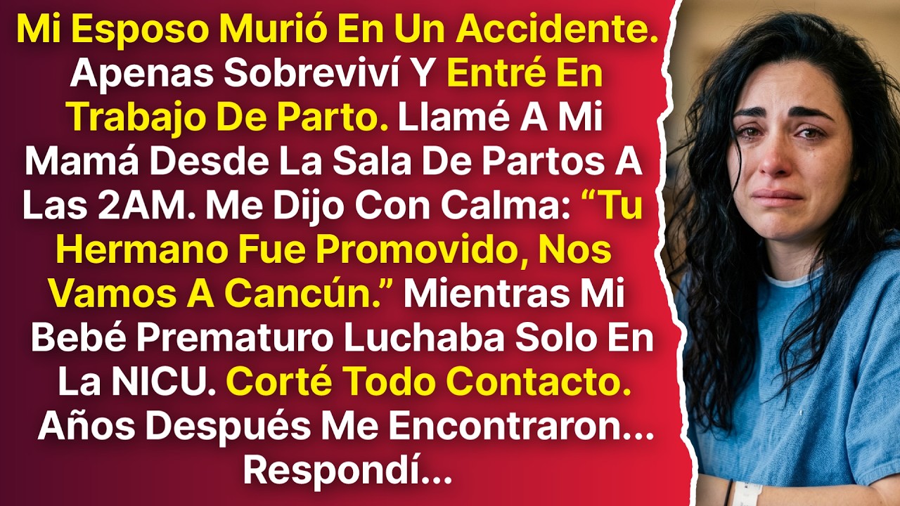 Mi Esposo Murió, Sobreviví Y Llamé A Mamá Desde La Sala De Partos, Me Dijo 