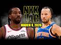 New York Knicks vs Los Angeles Clippers Full Game Highlights – March 9, 2026 | NBA Season