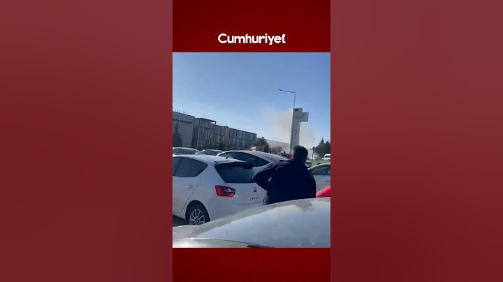 #sondakika | TUSAŞ'a saldırı ve patlama anı görüntülendi!