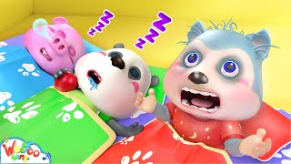 I Can&#39;t Sleep 😫 Sleepover Party Song - Baby Songs &amp; Nursery Rhymes | Wolfoo Kids Songs