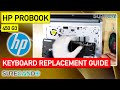 HP ProBook 430 G3 Keyboard Replacement Guide Liquid Spill Keyboard