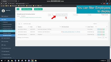 HRMS | HOW TO View Employee Disciplinary Actions