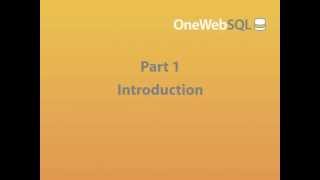 part 1. Introduction (OneWebSQL - ORM) screenshot 1