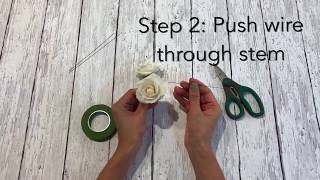 DIY Simple Boutonniere