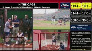 Caden Bogenpohl Takes Batting Practice at the 2026 MLB Draft Combine!