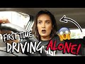 DRIVING ALONE FOR THE FIRST TIME! (I'm 23 lmao)
