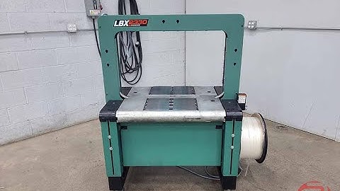 2005 Signode LBX2330 Automatic Strapping Machine - 092822074121A