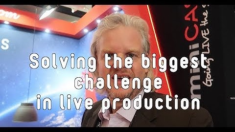 Solving the bandwith challenge at live productions -  miniCASTER® satellite units explained