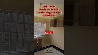 7k New n modern Bedsitter in Ongata Rongai#trending #rongairentals #realestate #beauty #viralvideo