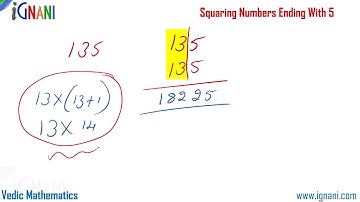 Squaring Numbers Ending With 5 - Vedic Mathematics