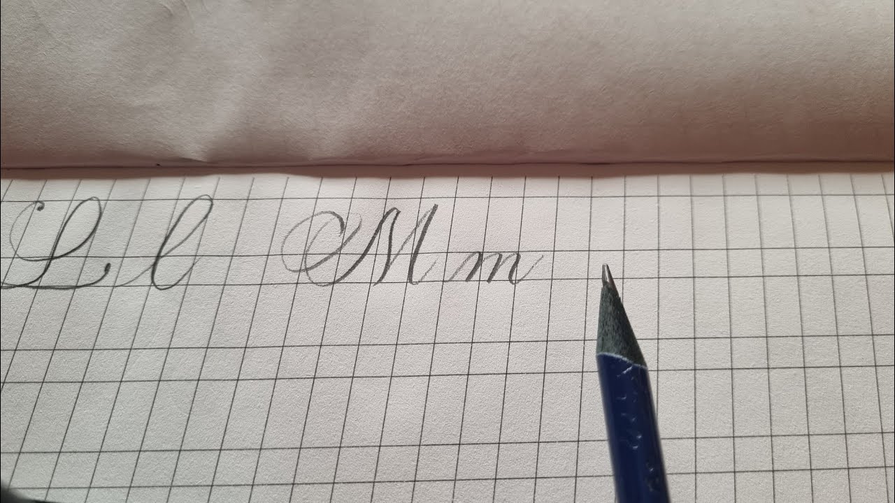 Engrossed script M | calligraphy #tutorial #lettering #art #trending # ...