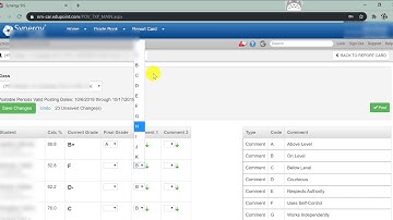Posting Grades on Synergy