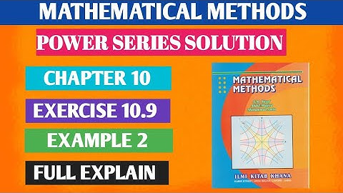 Mathematical Methods_Exercise 10.9 (part 2)