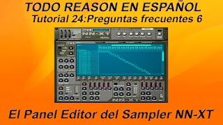 TUTORIAL 24: NN-XT EDITOR PANEL - ALL REASON IN SPANISH - FREQUENTLY ASKED QUESTIONS 6