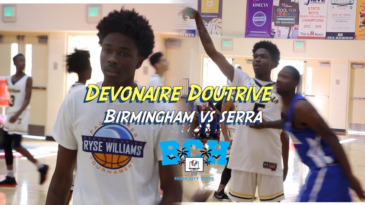 Devonaire Doutrive is a PROBLEM! 2 Steals shy of Quadruple Double!! | Birmingham vs Serra Recap