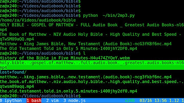 make all of mp4 video files in a folder to mp3 with python