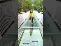 This girl works cleaning the glass bridge #shortsfeed #shorts #viral