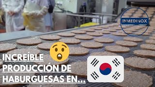 REACCIÓN- producción de hamburguesas en corea.