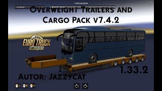 [ETS2 v1.33] Overweight  Trailers and Cargo Pack by Jazzycat v7.4.2