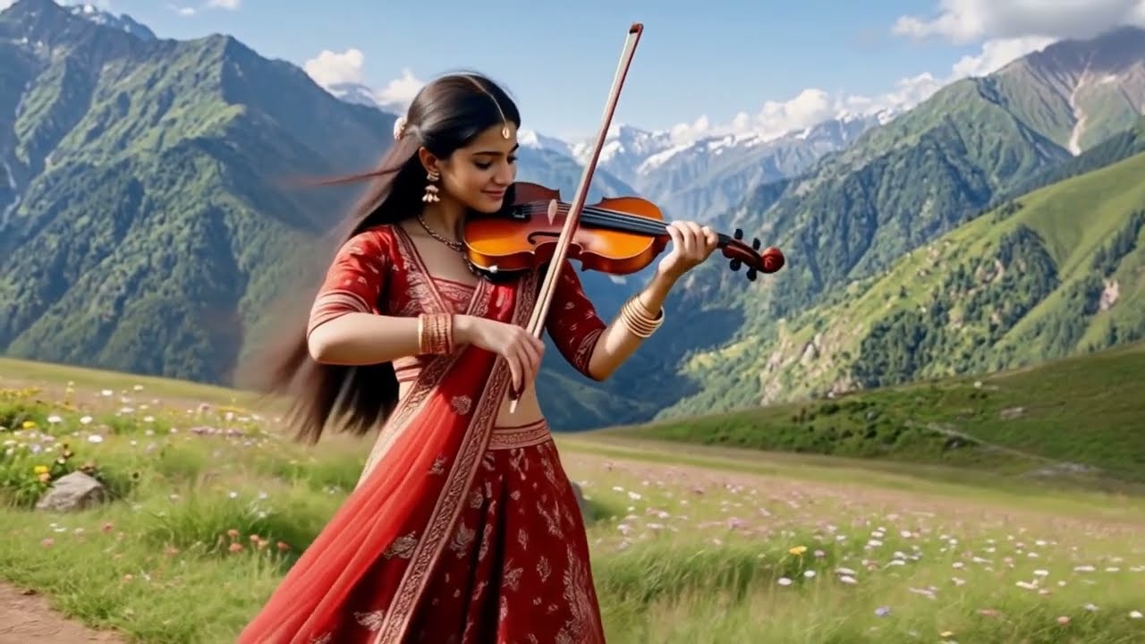 Slow Relaxing Flute and Violin Instrumental Music | Nature Sounds with Beautiful Visuals