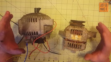 Pt.3 Alternator to Brushless Motor Conversion 2.0,  Alternator Modification