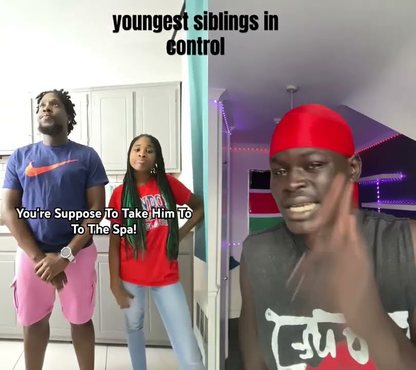 When family left youngest siblings in control #comedy #funny #fypシ゚viral #artguy #funnyface