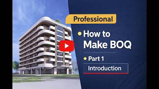 How to Prepare BOQ from Drawings | Introduction Part 1